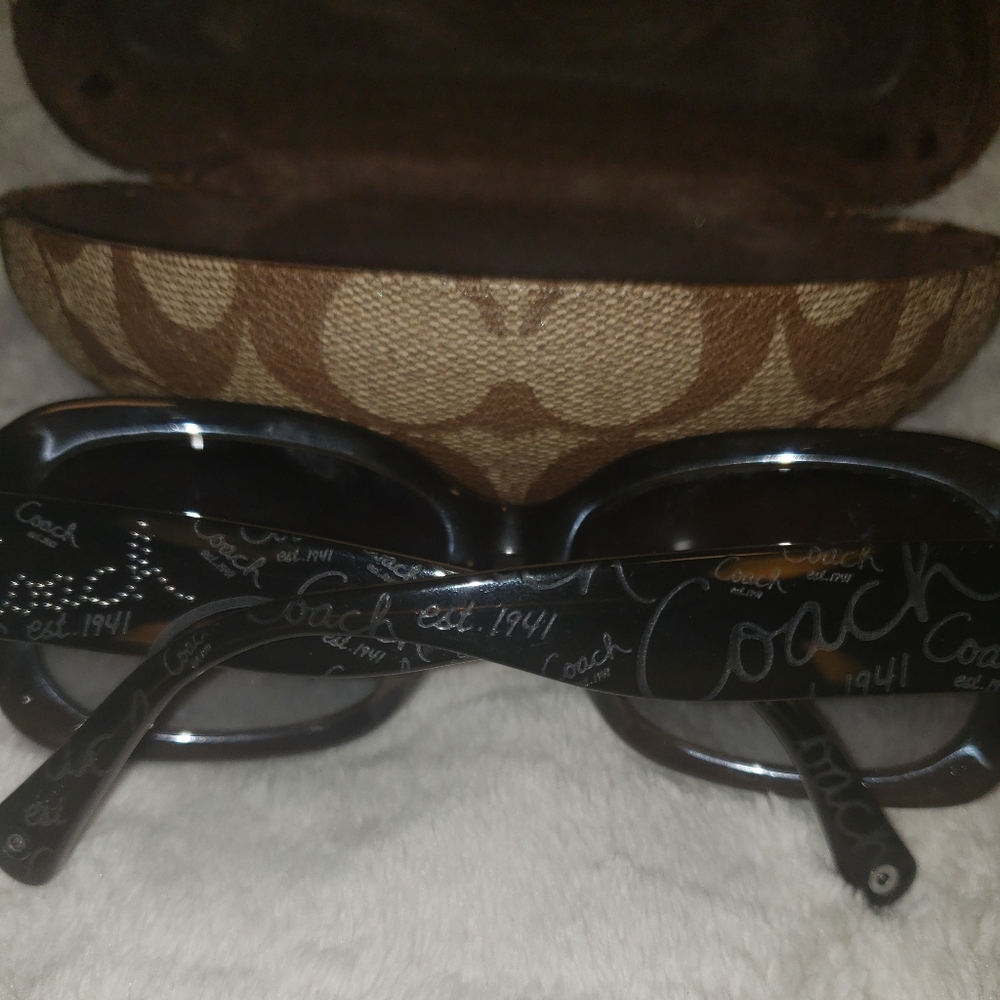 NWOT Coach Keirstin Olive Signature Sunglasses - Picture 7 of 9